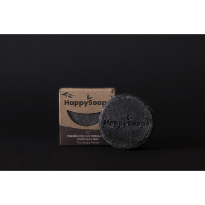 HappySoaps - Charming Charcoal en sweet Sandal Shampoo bar(Alle haartypes) HappySoaps - Charming Charcoal en sweet Sandal Shampoo bar(Alle haartypes)